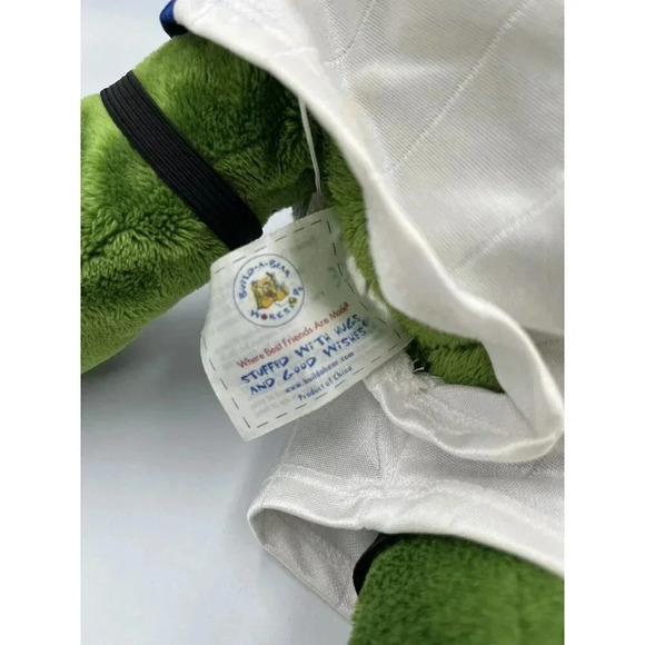 Build a Bear Trekkin Turtle Plush-Removable Shell Backpack/Soccer Uniform/17” - Picture 9 of 16